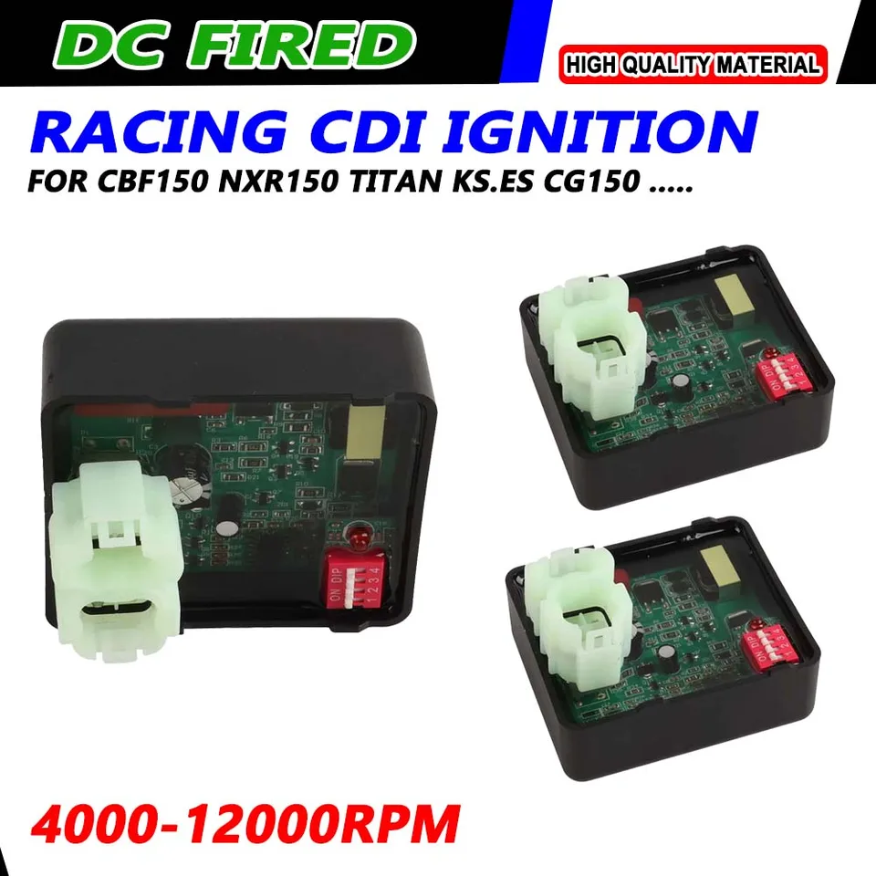 Pre Honda CBF150 CBF 150 NXR150 Titan KS CG150 XR125L KRH GL150 3 kusy CDI RACING LGnition Rýchlostný limit DC 6PIN 4000-12000RPM