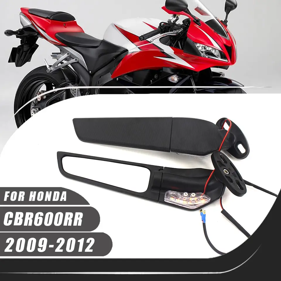 Pre Honda CBR600RR 2009-2012 CBR 600RR 2010 2010 Motocykel Hliník nastaviteľné otáčané športové krídla krídlové zrkadlá