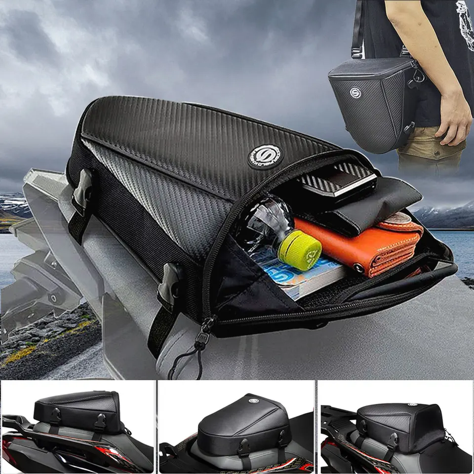 Pre Honda CBR650F CB600F CB1000F CB400 CB400S CB300R CB650R CB500X Motorcycle Tach Tach Multifunkčný vrecko na zadné sedadlo