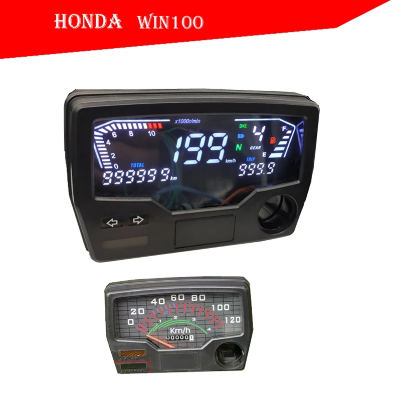 Pre Honda CG110-CG110N Digital Meter Assy Motorcycle Schadometer OTADEMETER RPM 37200-398-971