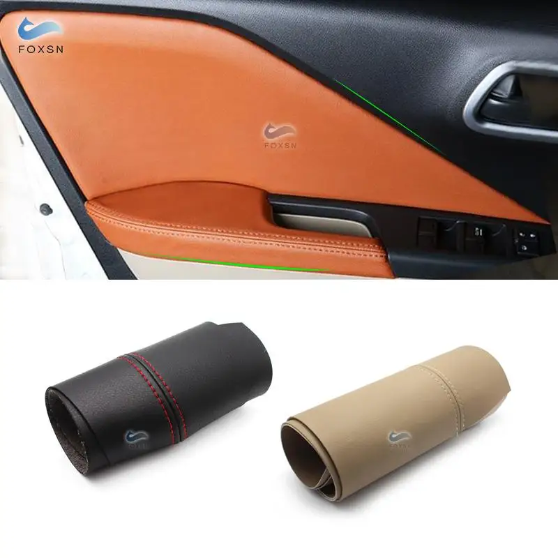 Pre Honda City 2015 2016 2017 4ks automobil mikrofigre s koženým rukoväťou panela panela lakťová lakťová lakťová lakťová lakťová lakťová lakťová lakťová lakťová lakťnica
