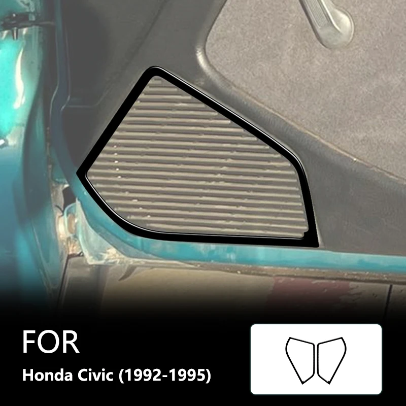 Pre Honda Civic 1992 1993 1994 1995 1995 Reproduktor dverí rámy úplne nový ABS Gloss Black Chráni nálepky