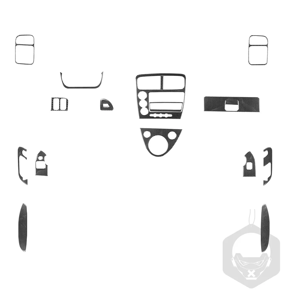 Pre Honda Civic SI 2001-2005 Skutočné nálepka na uhlíkové vlákna GRAR DVERE VIAC VLASTNÝ PANEL TREST AUTO VNOŽNÉ DEKORATÍVNE A PRÍSLUŠENSTVO
