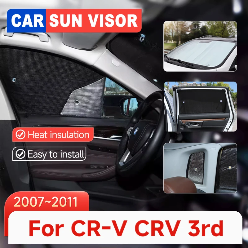 Pre Honda CR-V CRV 3. 2007 2008 2009 2011 2011 Plné pokrytie Sunshade Auto Auto čelné sklo anti-UV ochranu pred slnkom Visorový parasol