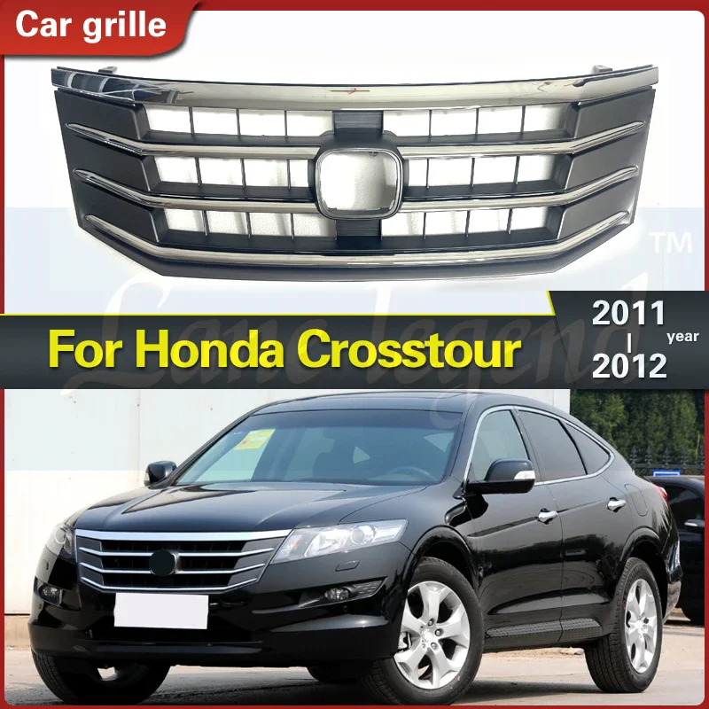 Pre Honda Crosstour 2011-2013 1PC Band New Front Grill Grille Auto Racing Car Grill Vysokej kvalitnej priamej náhradnej mriežke