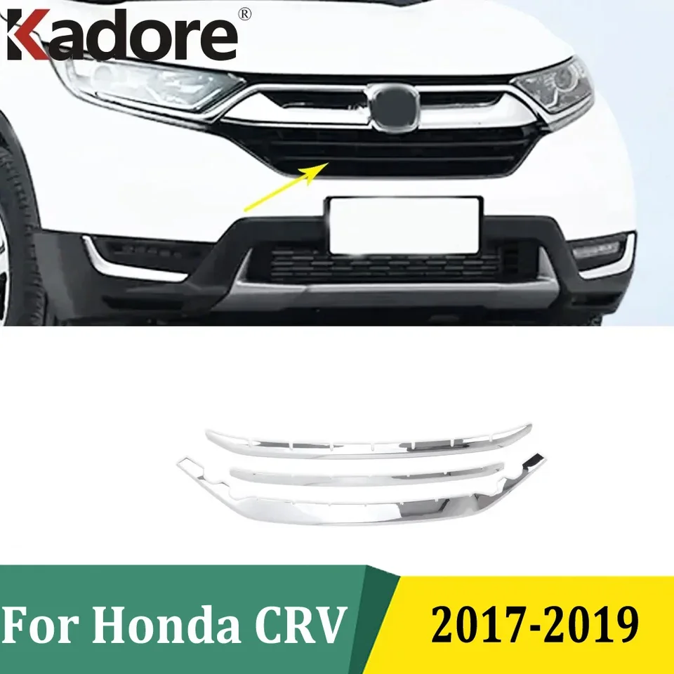Pre Honda CRV CR-V 2017 2018 2019 Chrome Front Lower Bumper Grille Bottom Cover Ochranta Ochrana Tin