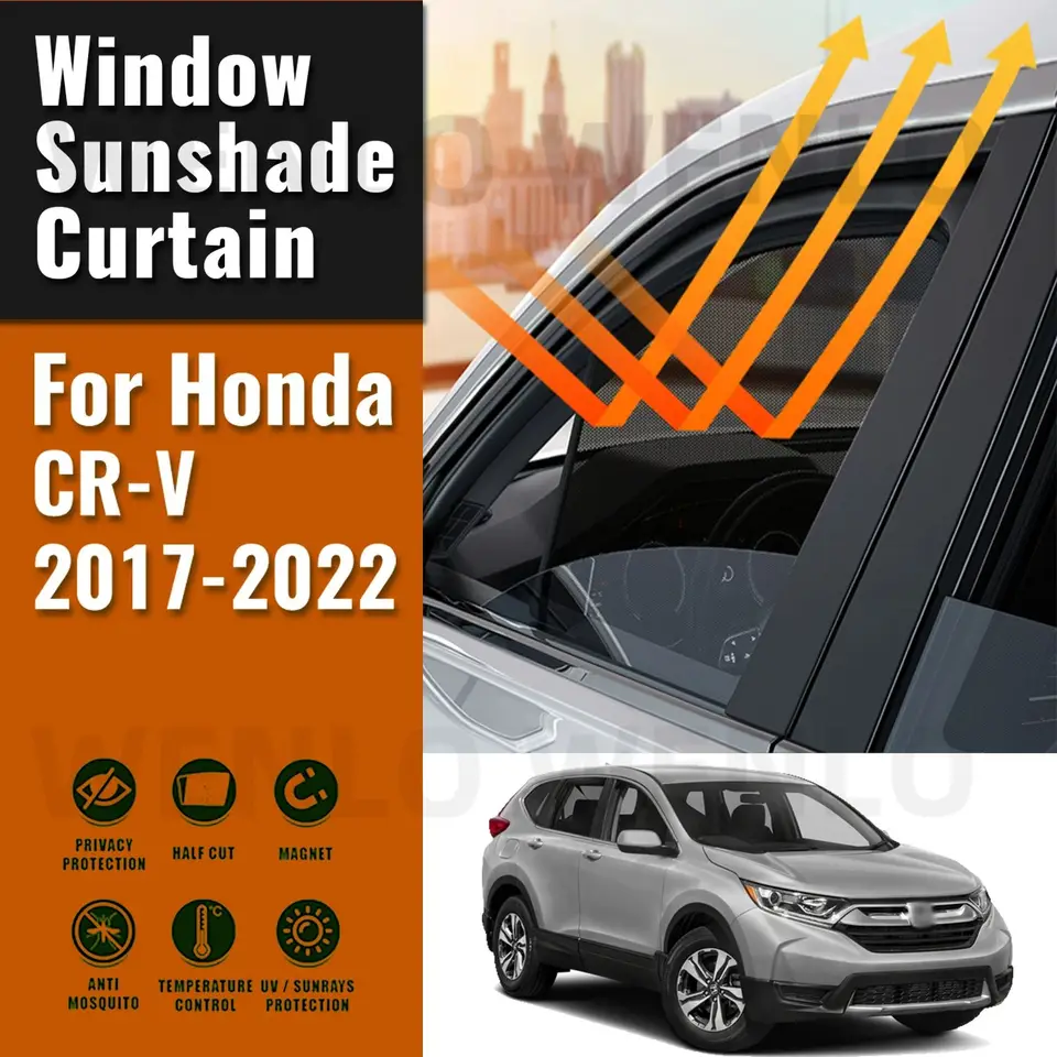 Pre Honda CRV CR-V 5SEATS 2022 2021 2020-2017 Závesné okno Sunshade pokrýva magnetický slnečný tieň solárne automatické príslušenstvo
