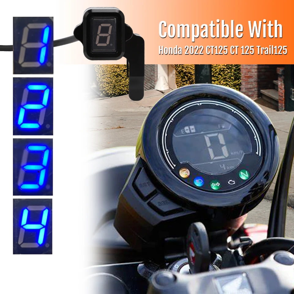 Pre Honda CT125 CT 125 Trail125 Trail 2019 - 2023 Displej prevodového stupňa Light Indikátor Monitor Motocyklu Príslušenstvo