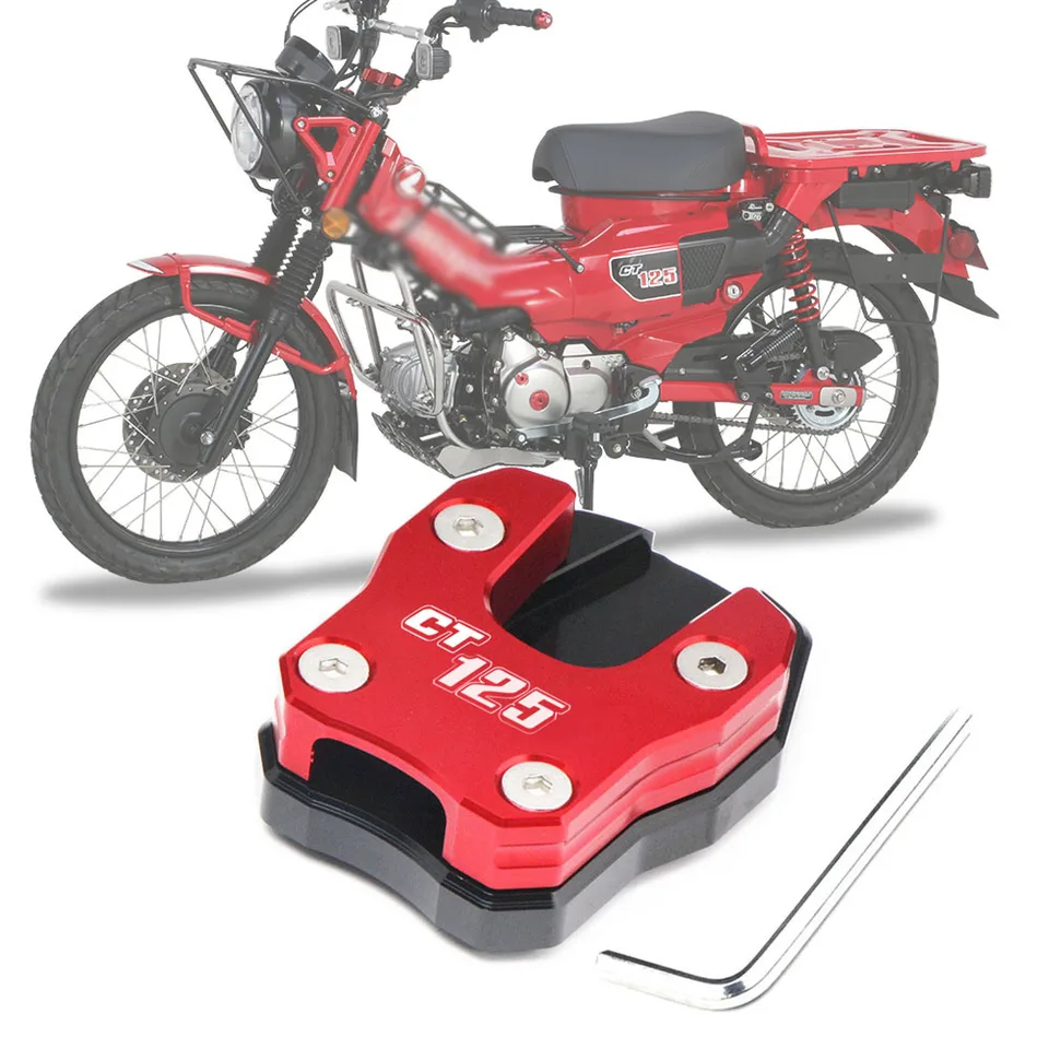 Pre Honda CT125 Hunter Cub CT 125 2020 Motocykel CNC Stand Foot Strant Extender Pad Pad Zväčšiť stojan na dosku s logom