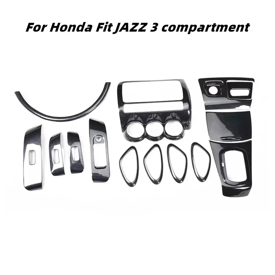 Pre Honda Fit Jazz 3 Priaznivé príslušenstvo automobilu Interiérové ​​dekorácie Príslušenstvo Centrálne ovládacie dvere rukoväte ABS ABS