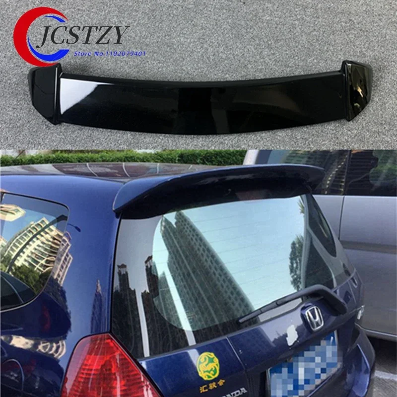 Pre Honda Fit Jazz Spoiler 2003-2007 Fit/Jazz Spoiler Vysoko kvalitný materiál ABS Material Auta