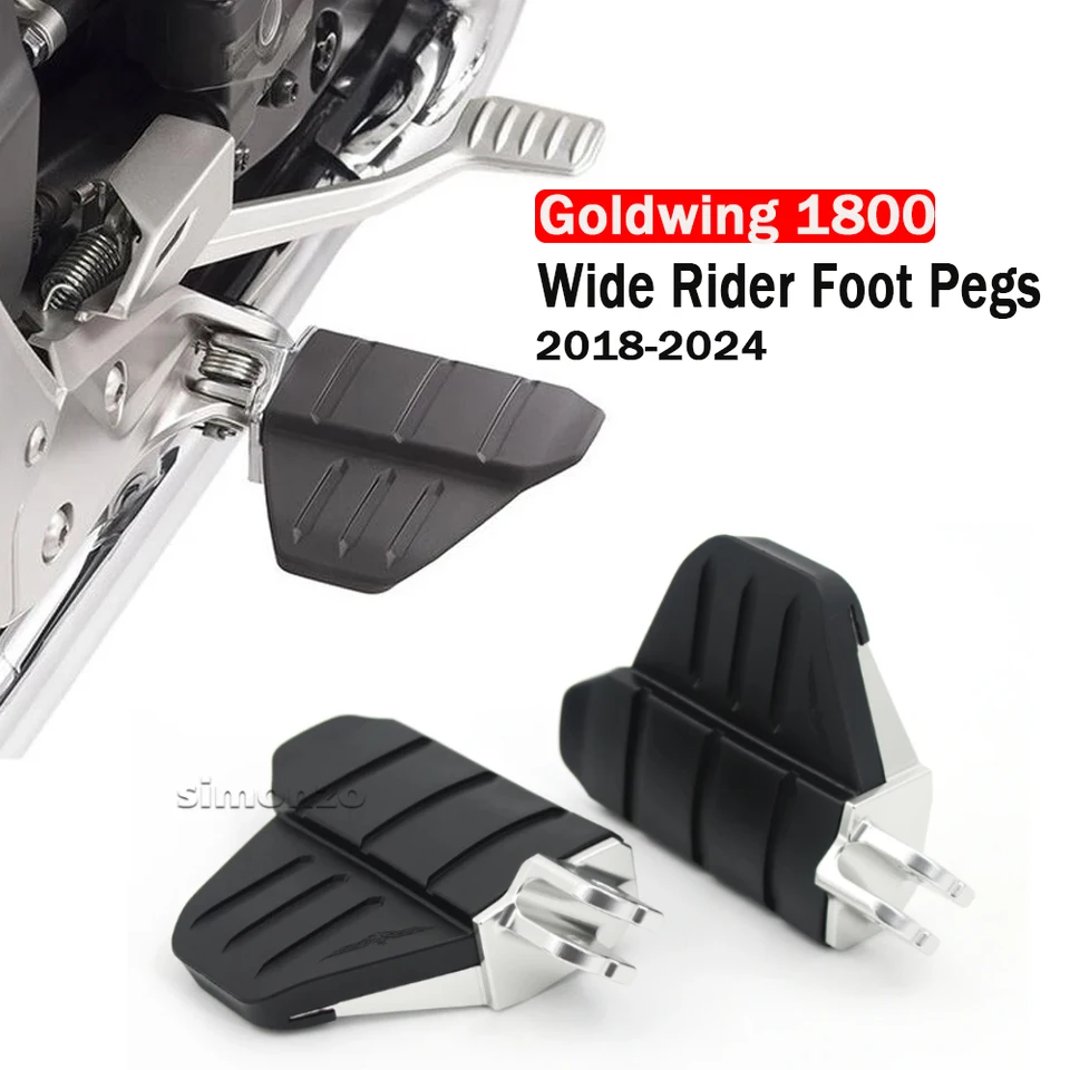 Pre Honda Gold Wing GL1800 Motocykel široký jazdca nohy nohy Petre Comfort Footrests Goldwing 1800 Tour DCT Pedal Highway PEG PEG MONTS