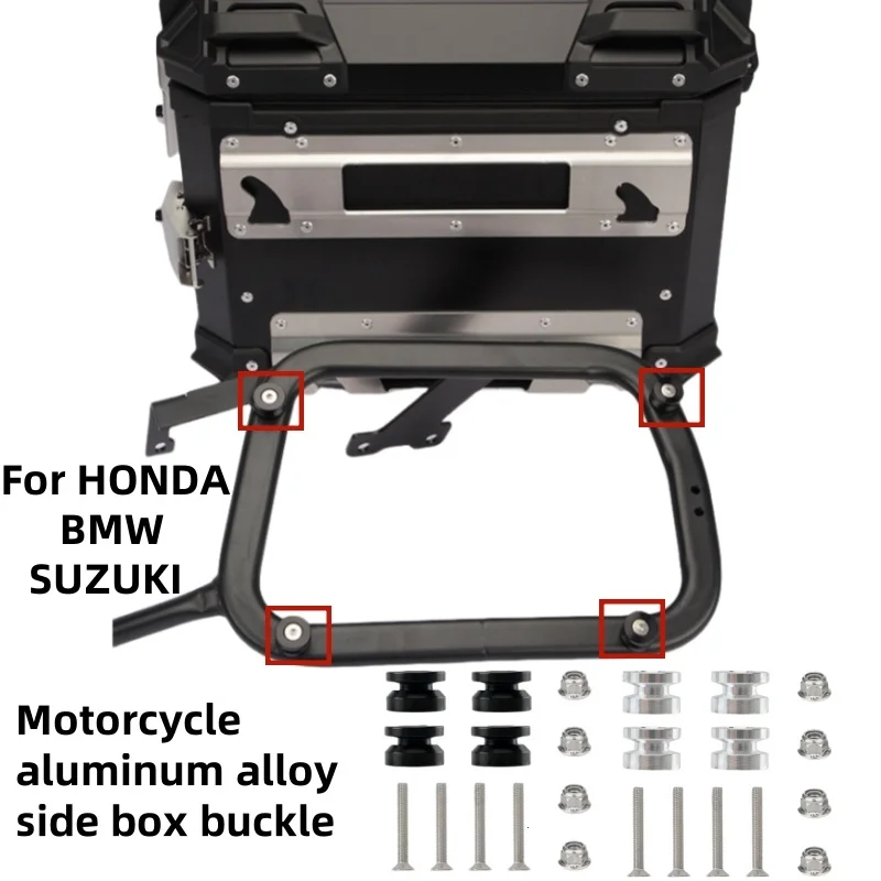 Pre honda honda suzuki bmw motocykle Hliníkové motocykle horná zadná batožina Puzdro