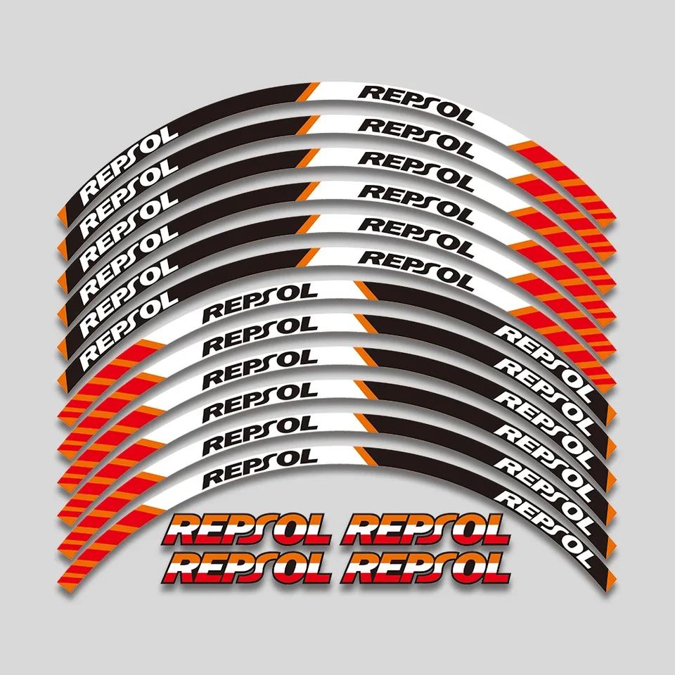 Pre Honda HRC Repsol CBR250 400 600 RR CBR1000 RR 17inch RIM COLLESPECTION MOTORY CHLASY REFLIKOVANÉ OBSAHY