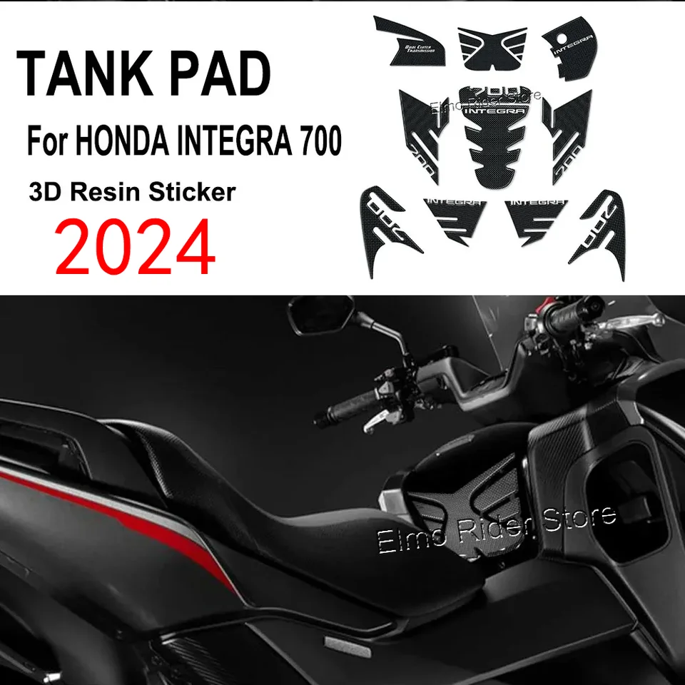 Pre Honda Integra 700 Limited Edition 3D Epoxy Resin Motorcycle Tank Pad Sticker Nový dekoratívny vodotesný nálepka