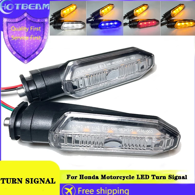Pre honda motocyklovú LED tečúcu tokovú dráhu Denné svetlo Denné svetlo dve farby pre 12 V Honda špeciálny modifikácia vozidla Turn Signal