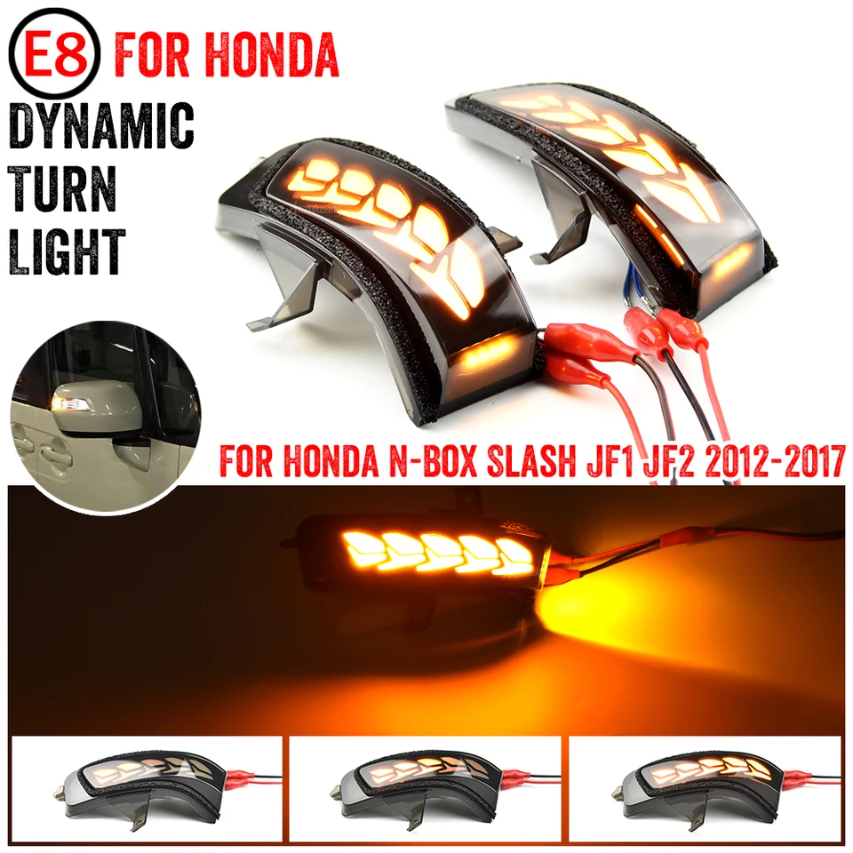 Pre Honda N-Box Slash JF1 JF2 2012 2013 2014 2015 2016 2017 LED Turn Signal Side Mirror Light 2ks Dynamic Indikátor Blinker