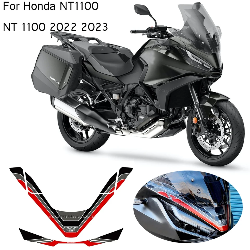 Pre Honda NT1100 NT 1100 2022 2023 3D STRECER STRECKER STRECKER PREDNÁ PREDPOMÍNA PREDNÁ PRÍRUČKA PREDNÉHO DEKOMÁCIE PRÍSLUŠNÍCTVO