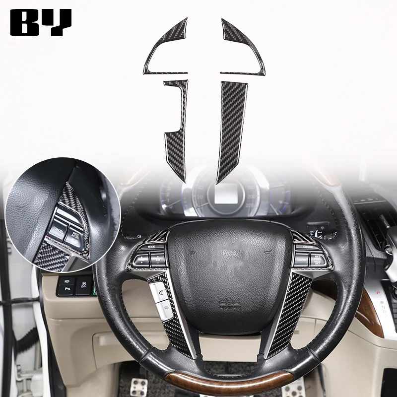 Pre Honda Odyssey RB3 RB4 2009-2014 Mäkké uhlíkové vlákno automobilové tlačidlá ráme