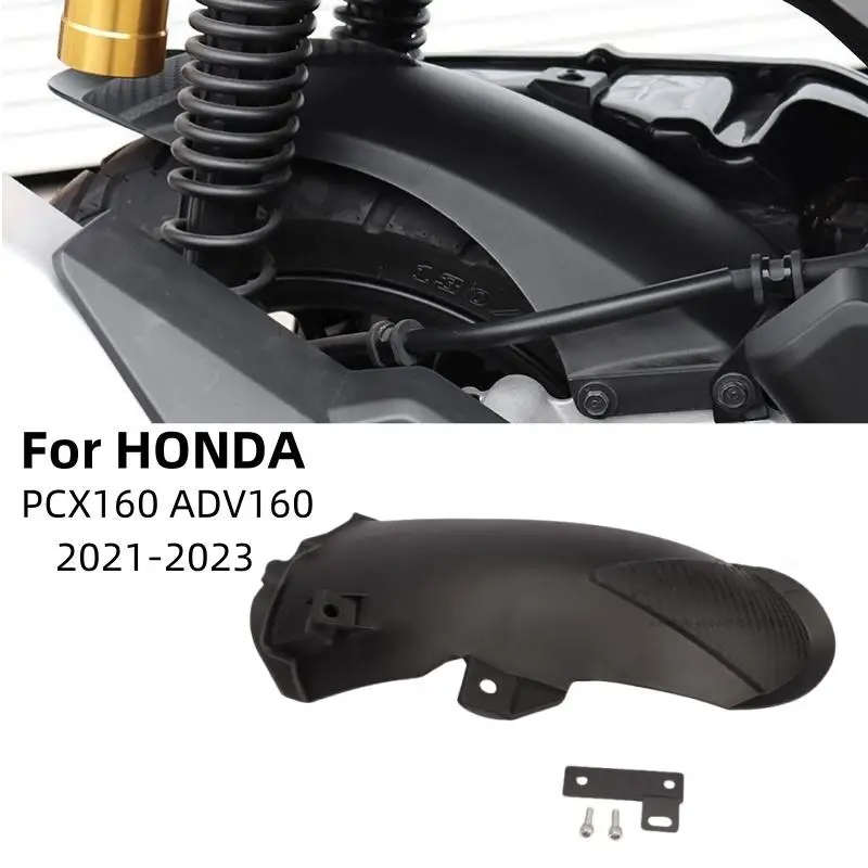 Pre Honda PCX160 Adv160 Click160 21-23 Zadný blatníka pneumatík Mudguard Hugger Shield Splash Dirt Guard Cover Cover Motocykel
