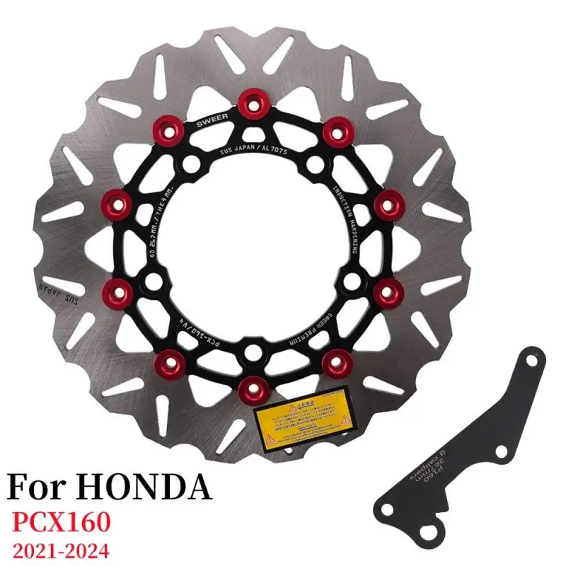 Pre Honda PCX160 predné koleso 267 mm disk brzdový disk Vymeňte brzdové strmene čerpadlá adaptéry Modifikácie Príslušenstvo