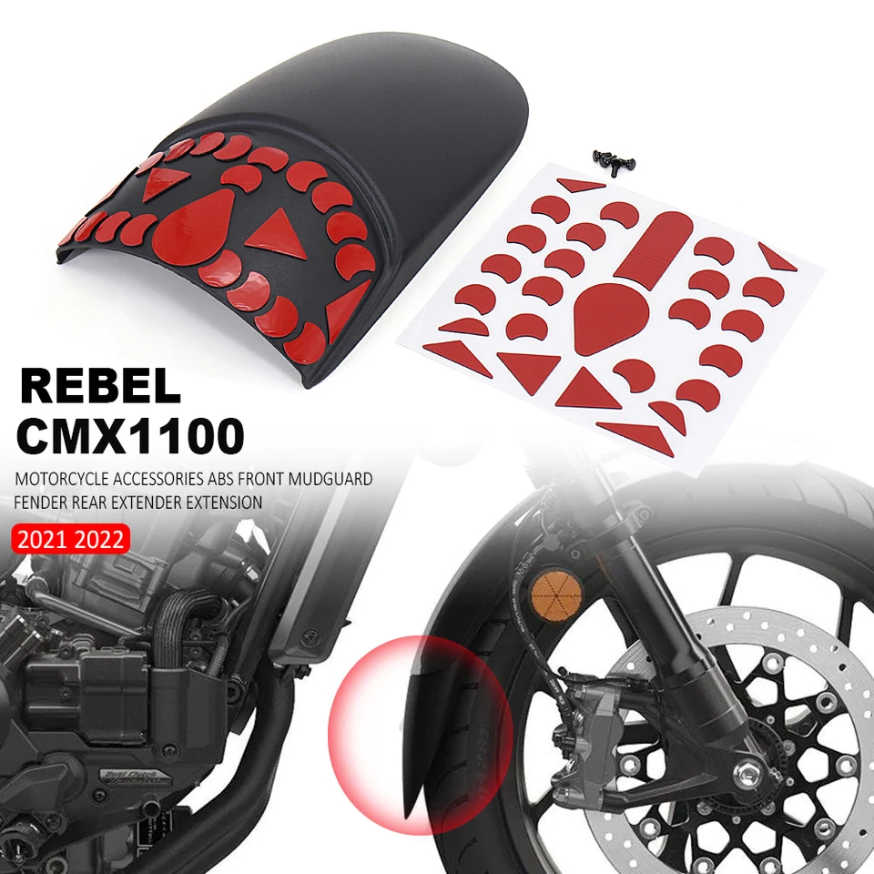 Pre Honda Rebel CMX1100 CMX 1100 2021 2022 Nové doplnky motocyklov predné predĺženie predĺženia predĺženia predĺženia predĺženia Fender