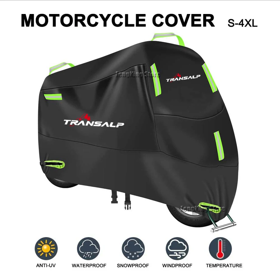 Pre Honda Transalp XL 600 650 700 V XL700V XL650V Motocykelový kryt Vodotesný vonkajší priesečník UV ochranný kryt Rain Cover