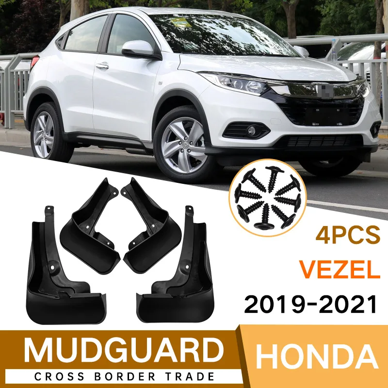 Pre Honda Vezel HRV Sport 2019-2021 Automotive Mudguard Leather