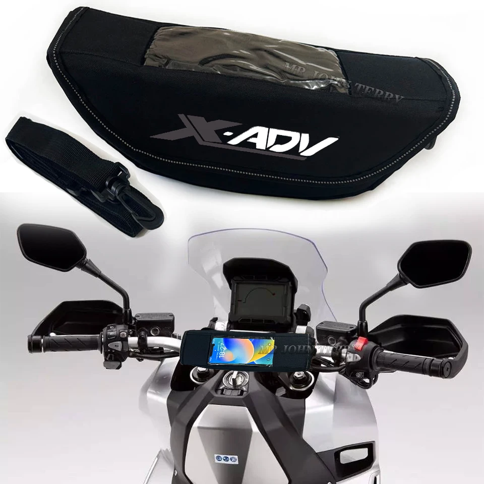 Pre Honda X-Adv750 X-ADV150 X-ADV 125 150 350 750 Dustodoodný a vodotesný navigačný vrecko na volant
