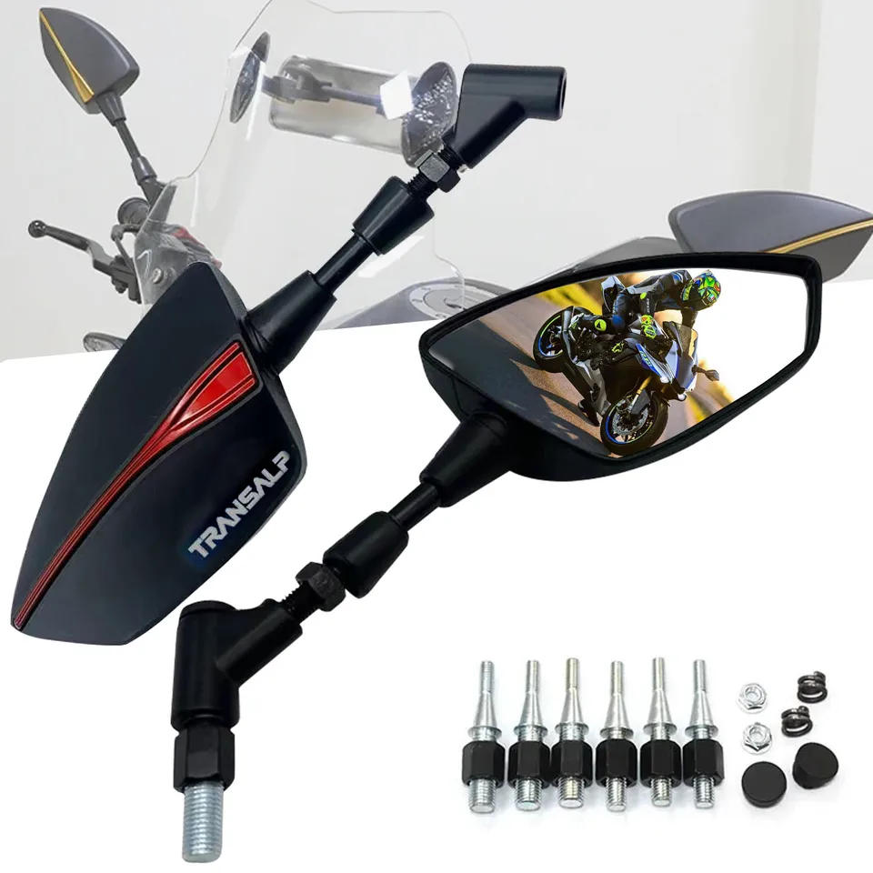 Pre Honda XL600V XL650V XLV600 XLV650 XLV700 Transalp XLV 600 650 700 XL 600V 650V Nastavenie zadného zrkadla Zadné zrkadlá Zadné zrkadlá
