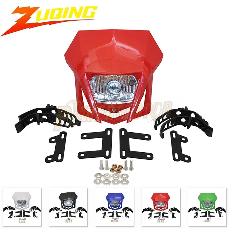 Pre Honda XR 250 CRF 450 Yamaha WR Motocykelový svetlometový tanier Enduro Dirt Bike Accessories Kawasaki Suzuki Motokros Motokros svetlice