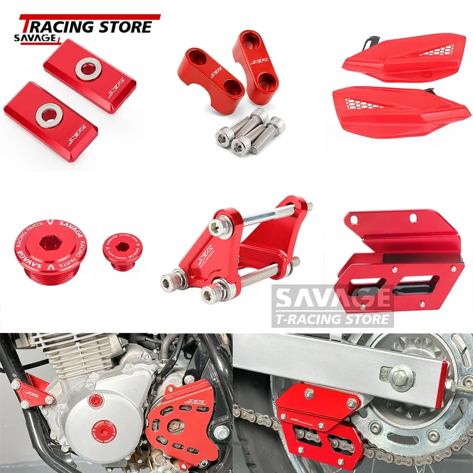 Pre Honda XR125L XR150L XR190L Sprievodca reťazovými reťazovými reťazovými posúvacích posúvacích posúvacích striedajúcich kolíkov Kryt brzdový strmeň BRZH