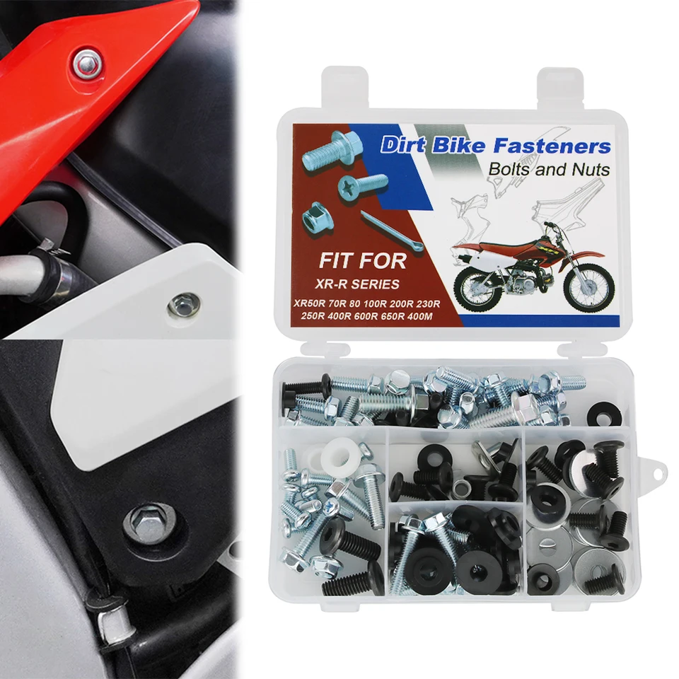 Pre Honda XR50R XR70R XR80 XR100R XR200R XR230R XR250R XR400R XR600R XR650R XR400M 90 PCS PLASTIC