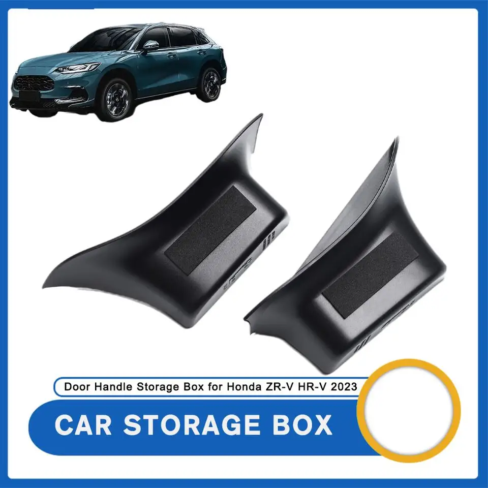 Pre Honda Zr-V HR-V 2023 Verzia v predných dverách Rukoväť Tray Automobilové príslušenstvo Skladovacie skrinka Organizátor Organizátor lakovacej lakovacej lakovacej lakovacej skrinky S6P3