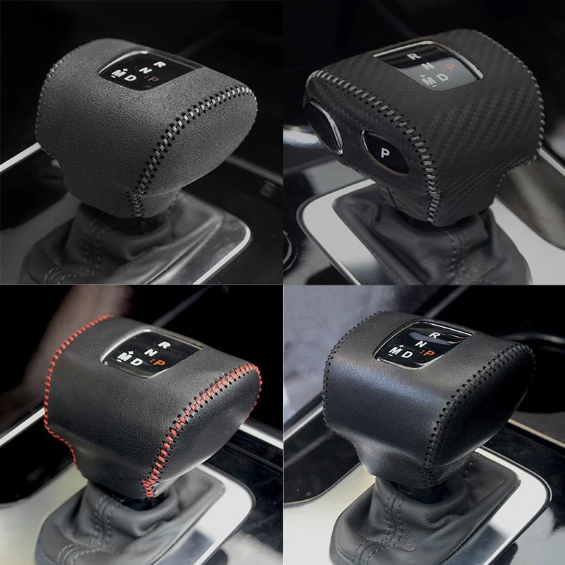 Pre Hongqi HS5 H5 EQM5 HS7 E-HS3 Automatické dekorácie Interiérové ​​dekorácie Príslušenstvo Kožené prevodové vybavenie Rukoväť rukoväte Ochrana Ochrana Ochrana Rám