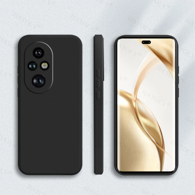Pre Honor 200 Pro Case Cover for Honor 200 Pro Anti-Knock Original Liquid Silikone Candy Color chrbát pre Honor 200 Pro Case