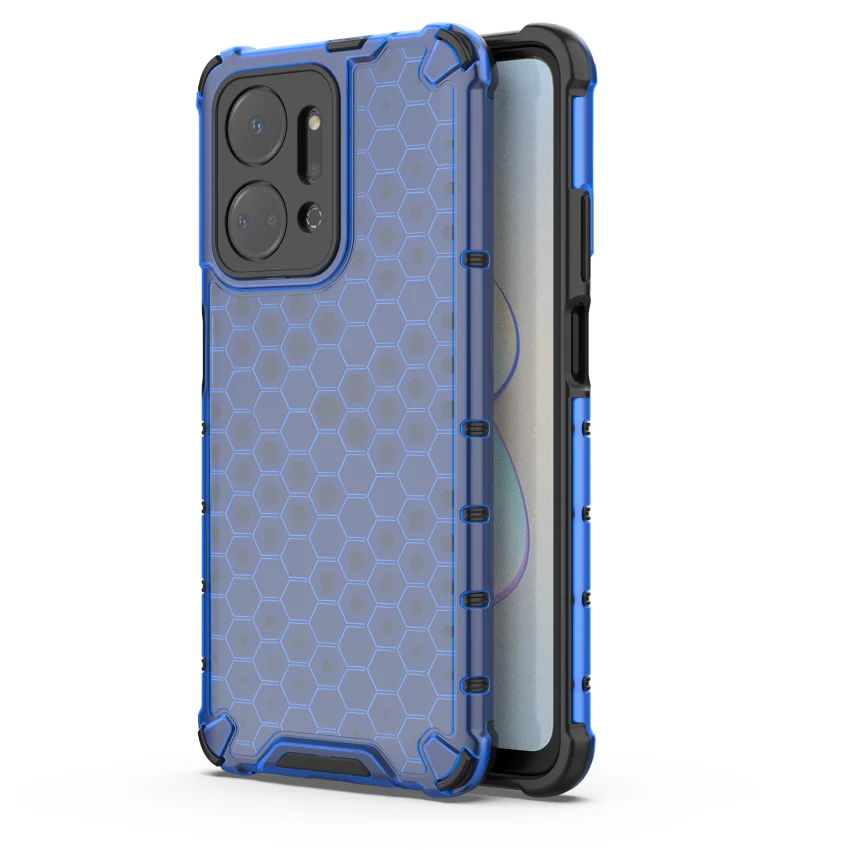 Pre Honor X7B X5 Plus 4G Play 8T Shockproof Hybrid PC+puzdro TPU, Honeycomb Series Hard Case for Honor X9B X7A X6A 4G Magic 5 Lite