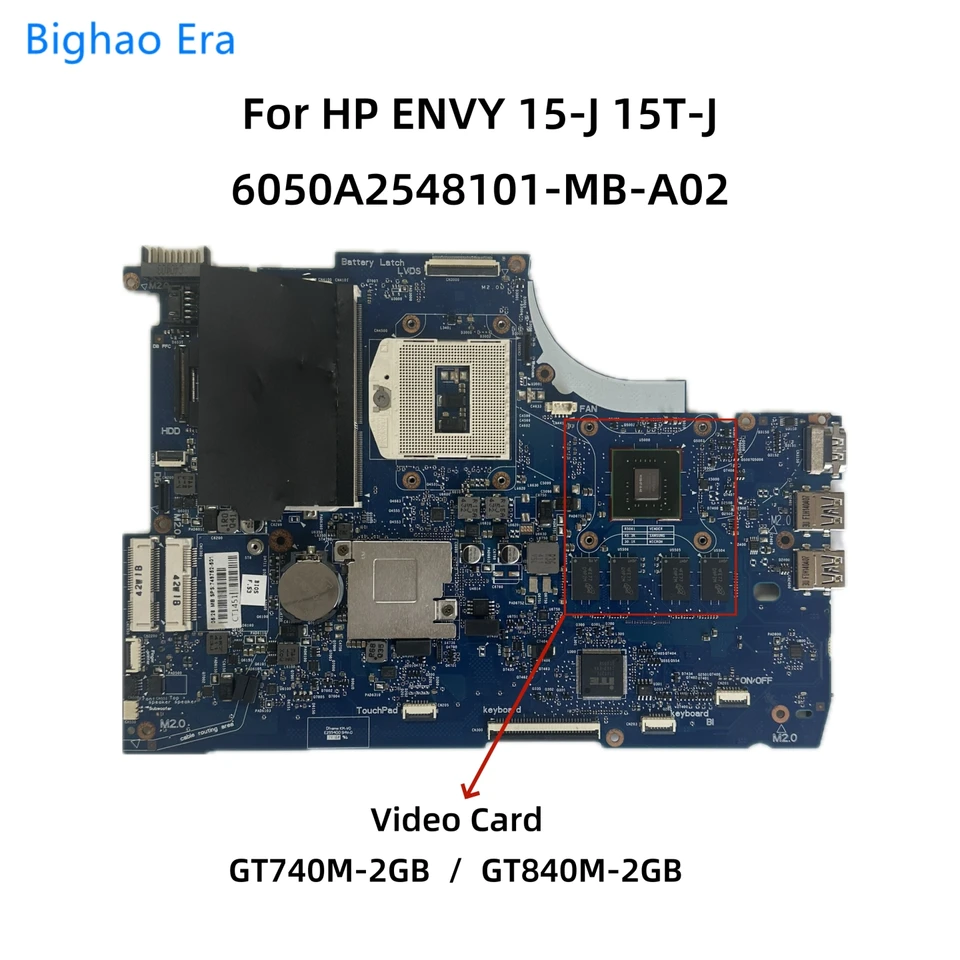 Pre HP Envy 15-J 15T-J laptop s HM87 GT740M GT840M 2GB-GPU 6050A2548101-MB-A02 749752-001 749752-501 749753-501