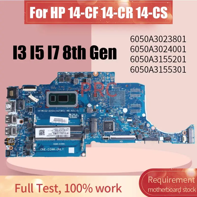 Pre HP Pavilion 14-CF 14-CR 14-CS Notebook 6050A3023801 6050A3024001 6050A3155201 6050A3155301