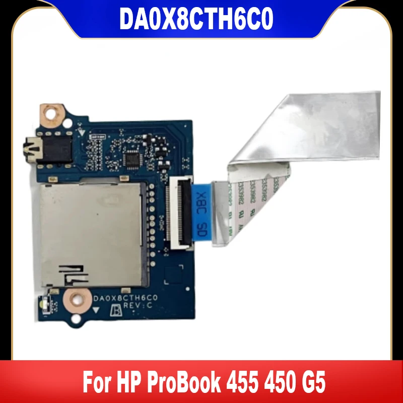 Pre HP Probook 455 450 G5 NAPLATÝ ČÍTAČ SD CARTY Audio USB IO doska s káblom DA0X8CTH6C0 DA0X8CTB6D0 100% Testovaná