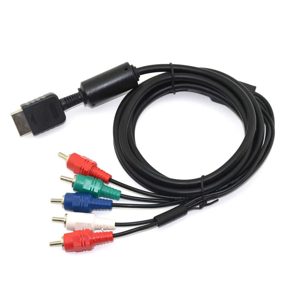 Pre hrací jadro 2 pre PS2 PS3 tenký ovládač 5RCA Y/PR/PB Component AV Audio Video HD TV kábel