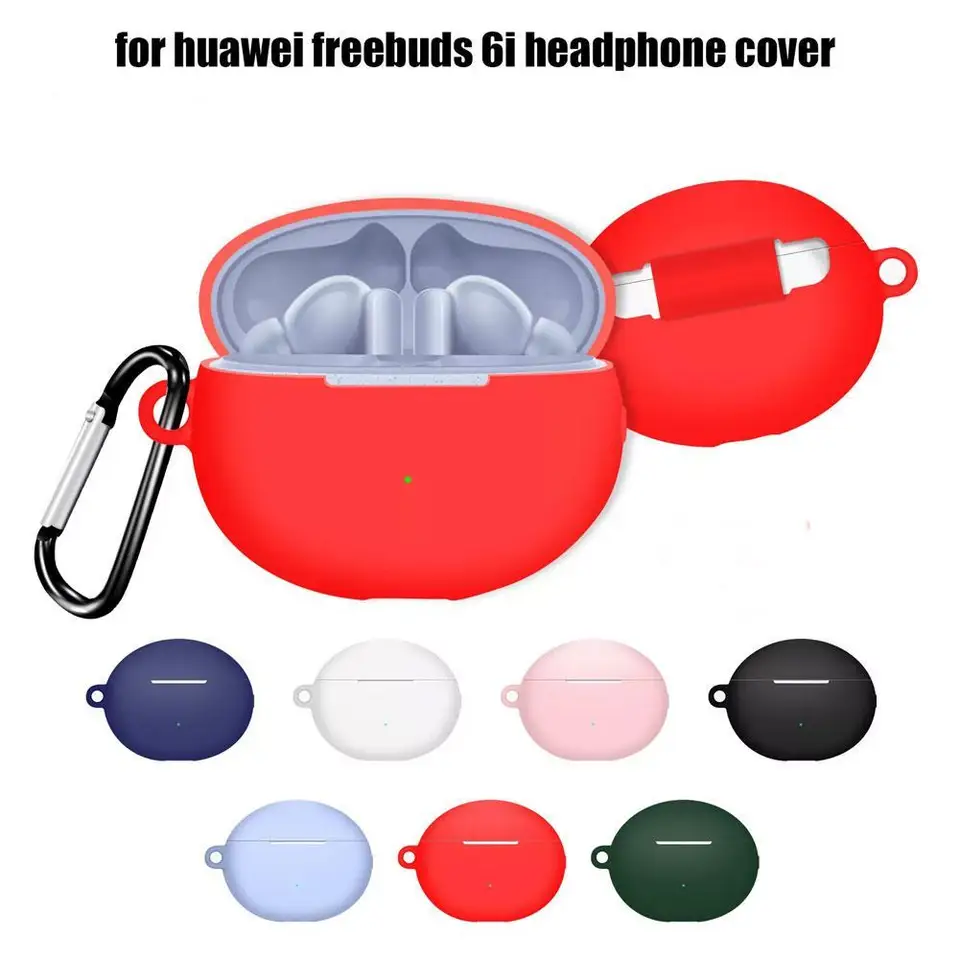 Pre Huawei FreeBuds 6i Bluetooth Headset Case Silikone Soft Case chráni puzdro Falling Bluetooth Ochranné puzdro pre slúchadlá