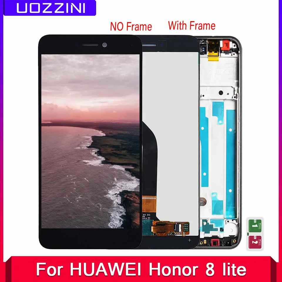 Pre Huawei Honor 8 Lite Pra-TL10 LA1/LX2/LX3/PRA pre P8 Lite 2017/P9 Lite 2017 DISPLETNÝ DIGITÁR s dotykovou obrazovkou s/No Frame