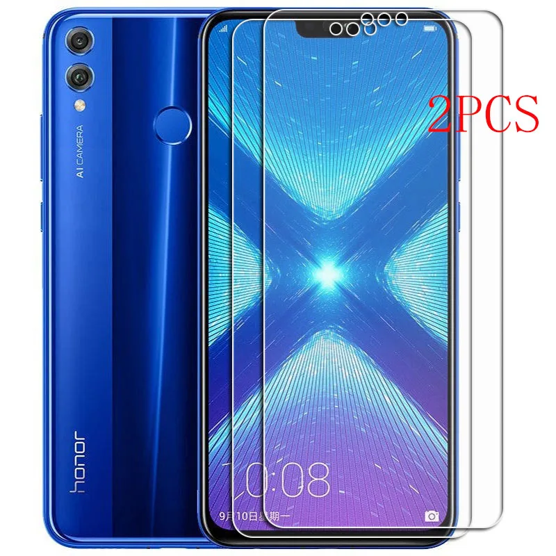 Pre Huawei Honor 8x (Zobraziť 10 lite) Temperované sklo ochranné na JSN-L11 JSN-L21 L22 6,5 palca Chránič obrazovky Chránič obrazovky Film