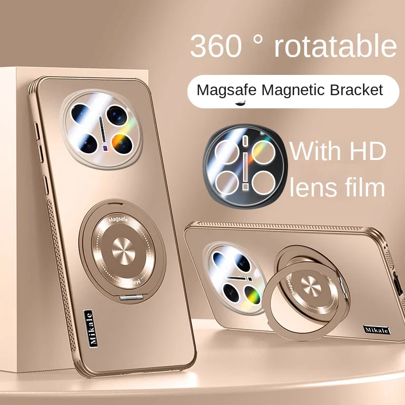 Pre Huawei Honor Magic 7 6 Pro Case Hard Ag Matte s prsteňom magnetický bezdrôtový nabíjajúci ochranný zadný kryt pre Magic7 6 shell