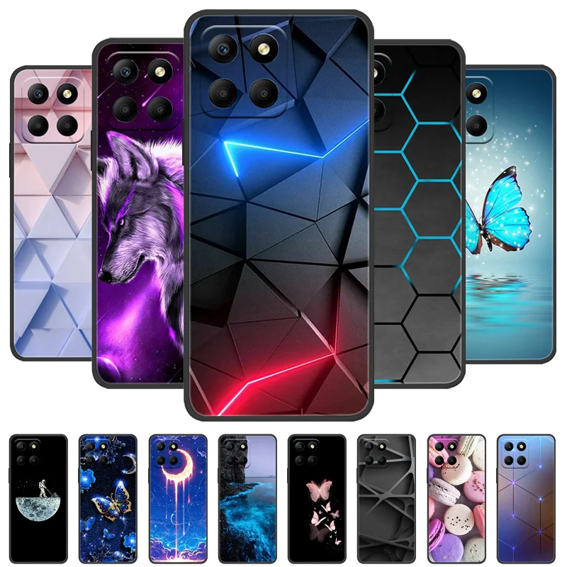 Pre Huawei Honor X6A Case Honor X6 Ax 6a Silicon Soft TPU Zadný kryt pre Honorx6a Honorx6a Chráni Coque Bags Capa