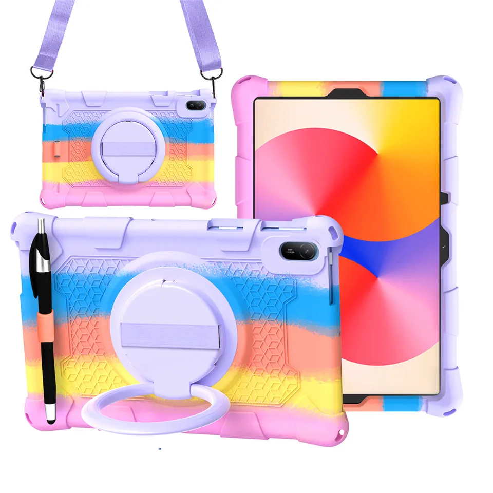 Pre huawei matepad SE 11 2024 Púzdro Soft Silicon Kids Cover For MatePad SE AGS6-L09 AGS6-W00 W09 11.0 