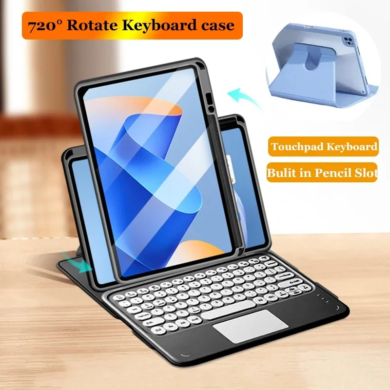 Pre Huawei Matepad SE 2024 11inch vzduch 11,5 palca 2023 11,5 s 11 Papermatte 11 2021 Pro 10.8 10,4 2022 2020 Klávesový puzdro Trackpad
