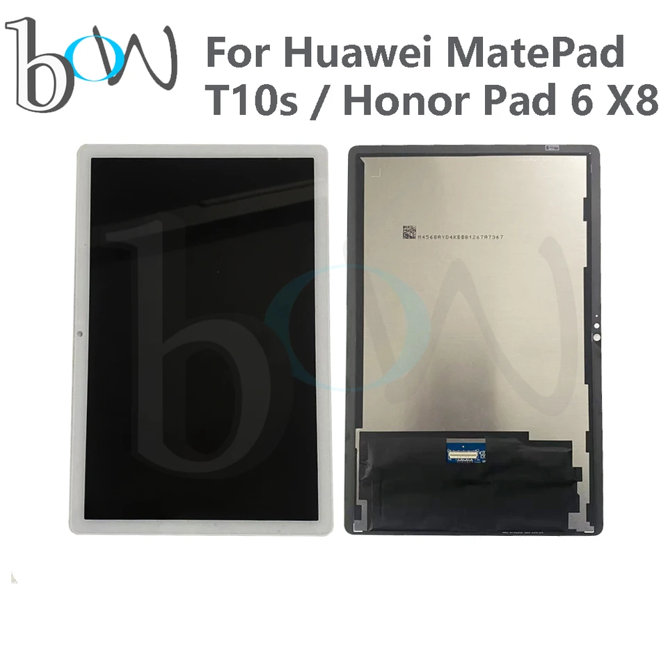 Pre Huawei Matepad T 10S T10S / Honor Pad 6 X8 AGS3-W09 AGS3-L09 LCD DISPLEY DISPIT DIGITIZER DIGITIZER SKLASOVÝ PANEL Zostava snímača snímača skla