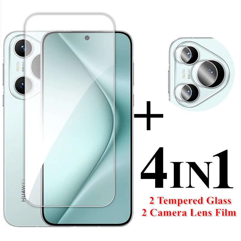 Pre Huawei Pura 70 Glass 6,6 palca Transparentný chránič obrazovky pre Huawei Pura 70 Temperované sklo pre Huawei Pura 70 5G Film objektívu